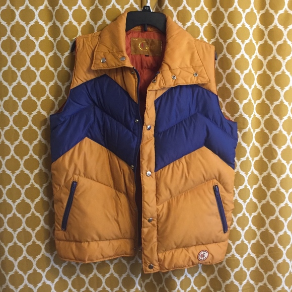 camel down Other - Vintage 70s Goose Down Puffy Vest Mens L